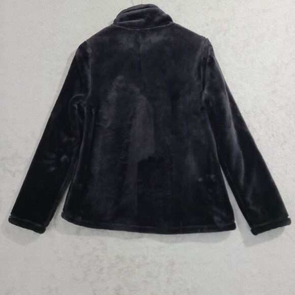 NEW 32 Degrees Heat Women's M Black Faux Fur Zip-Up Jacket - Picture 3 of 9